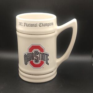 Ohio State Ceramic Mug Beer Stein 16 oz - White
